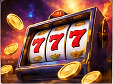 Illustration of online slot reels showing red sevens